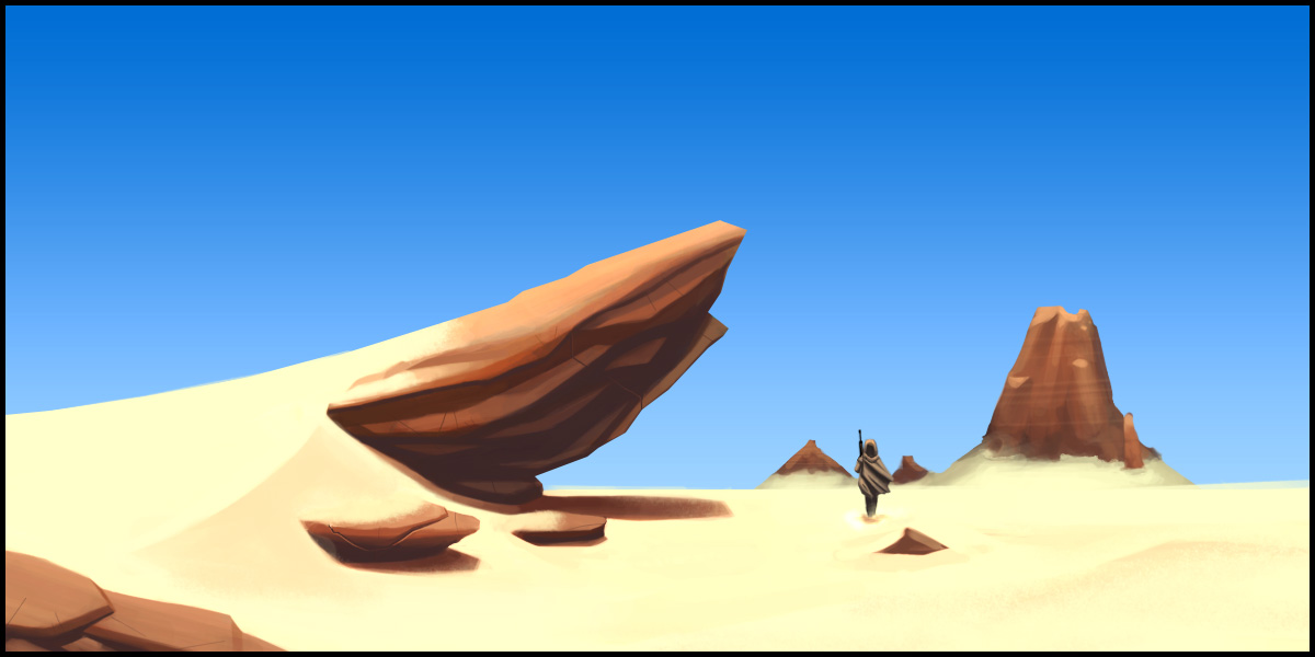 Rocky Desert Environment 003