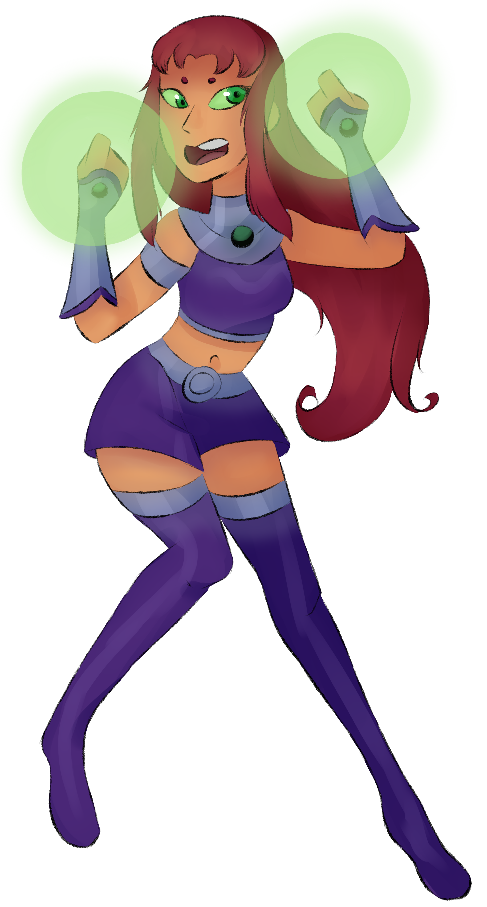 Teen Titans Starfire by pastelmoo on DeviantArt