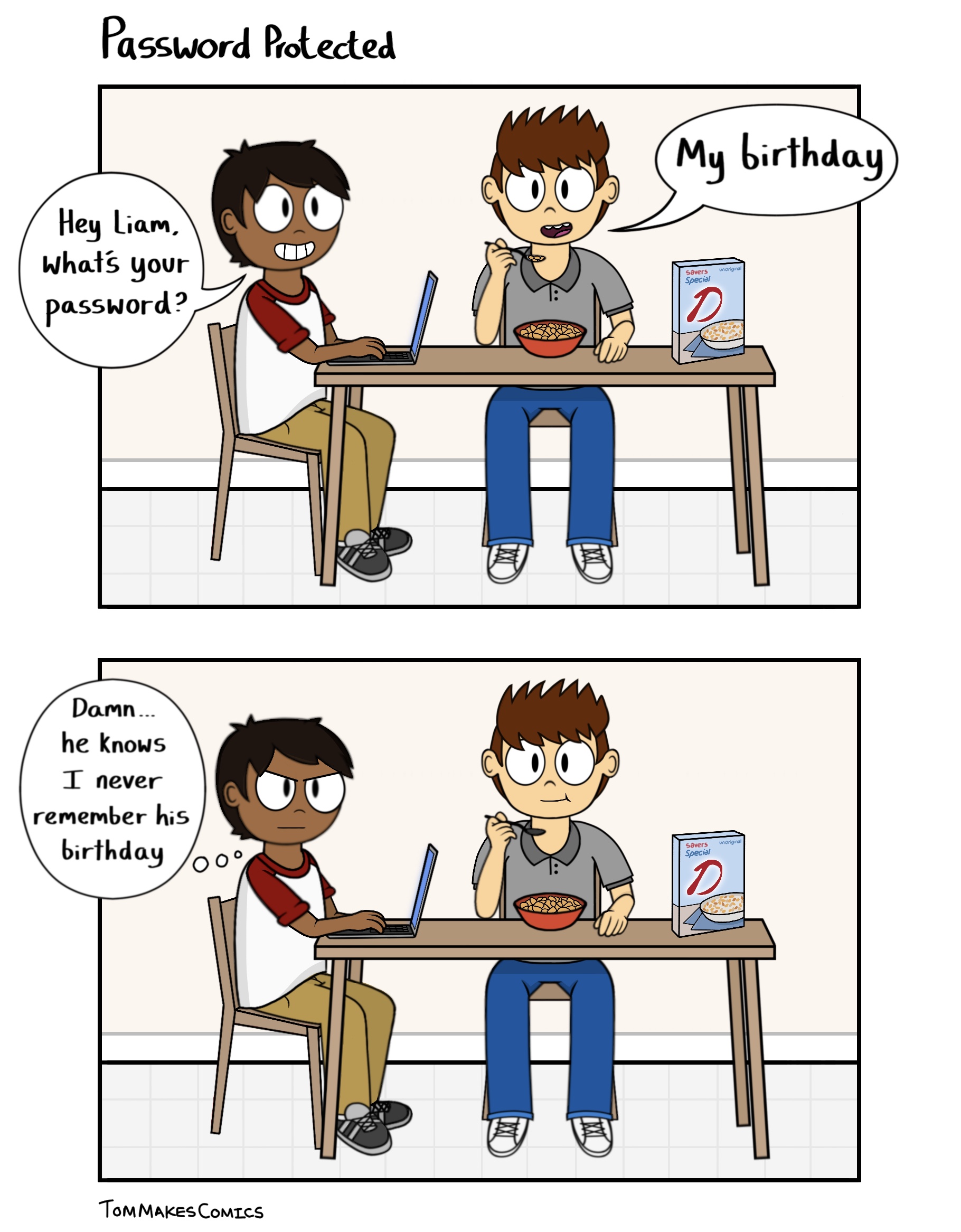 6. Password Protected by TomMakesComics on DeviantArt