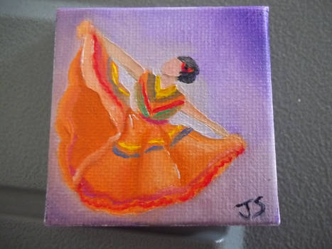 Traditional Dress! (Miniture Painting)