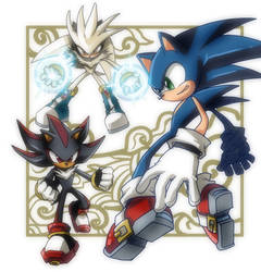 Sonic Shadow and Silver