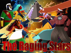 The Raging Stars computer background