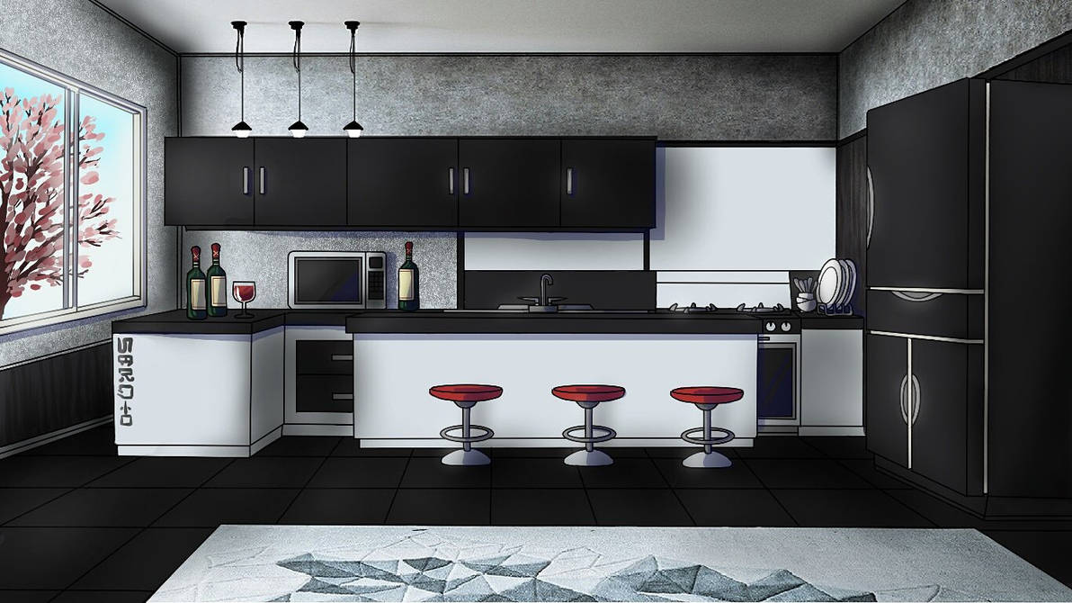 MY Kitchen Background Made by Sergio Studios by JUST-A-R0B0T on DeviantArt