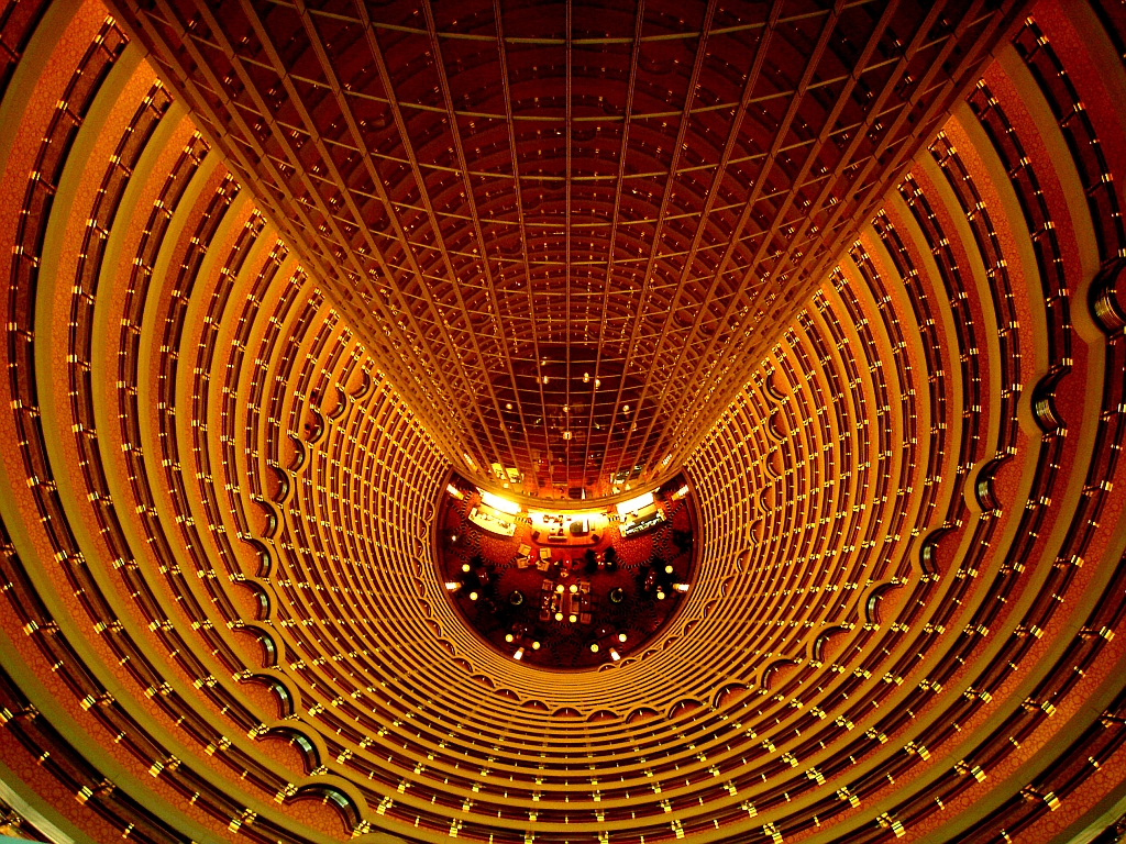 Down the Jin Mao Tower by TopDroPics