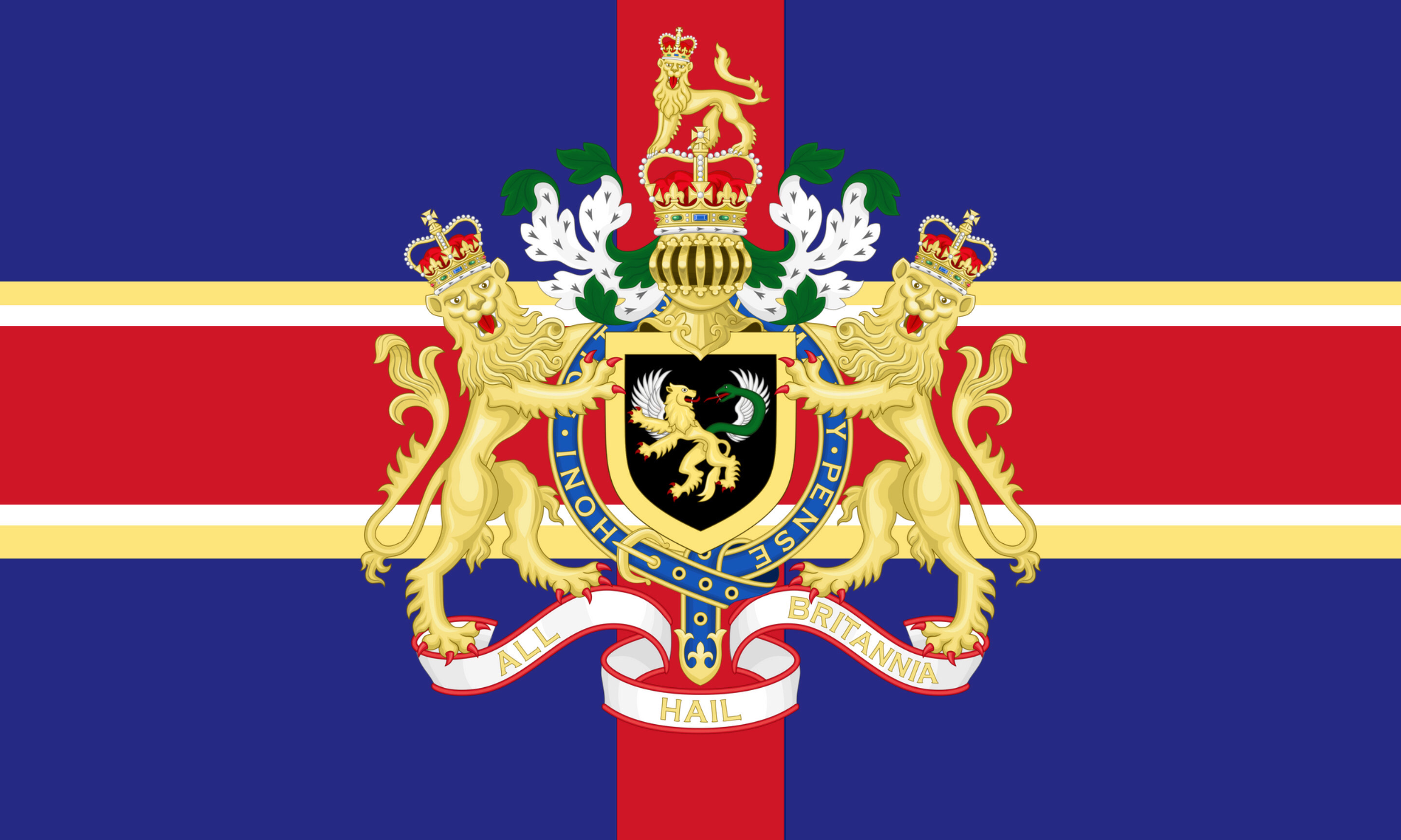 Holy Britannian Empire Flag Redesign By Kingsofwinter On Deviantart