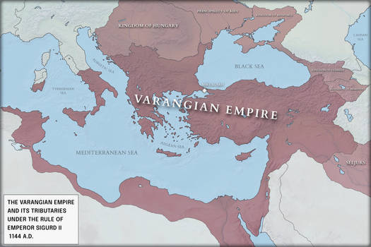 The Varangian Empire in 1144