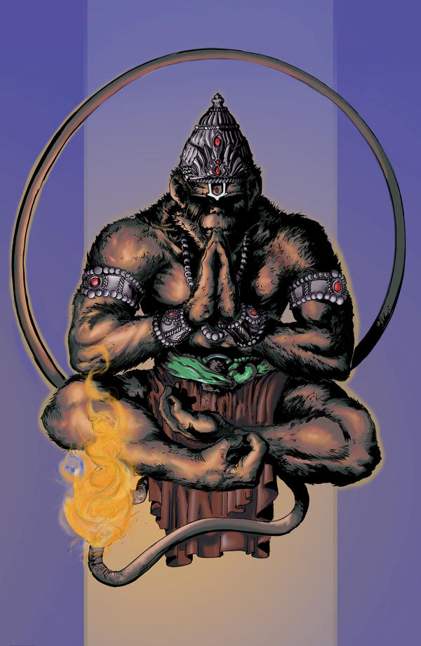 Hanuman Color by Blaw81 on DeviantArt