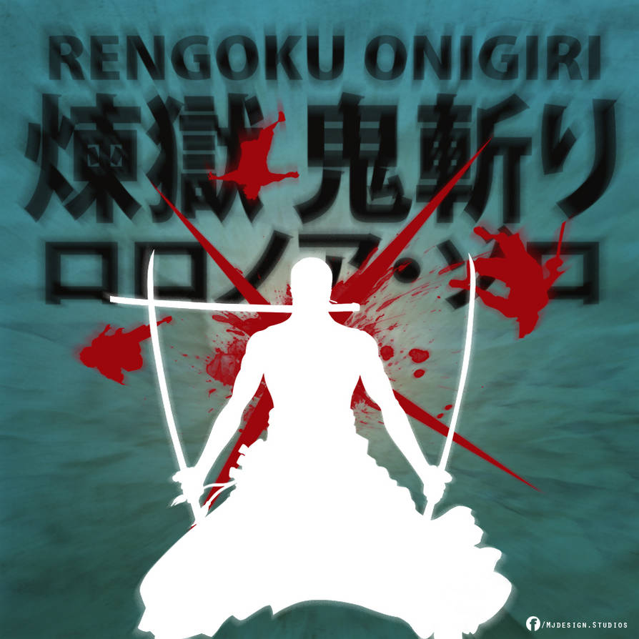 Zoro-rengoku-onigiri by Alex1500 on DeviantArt