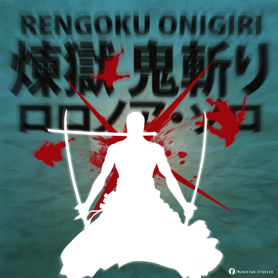 Santoryu Rengoku OniGiri 2 Poster for Sale by AniGurl