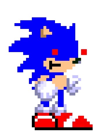 Pixilart - faker sonic new by blue-blue