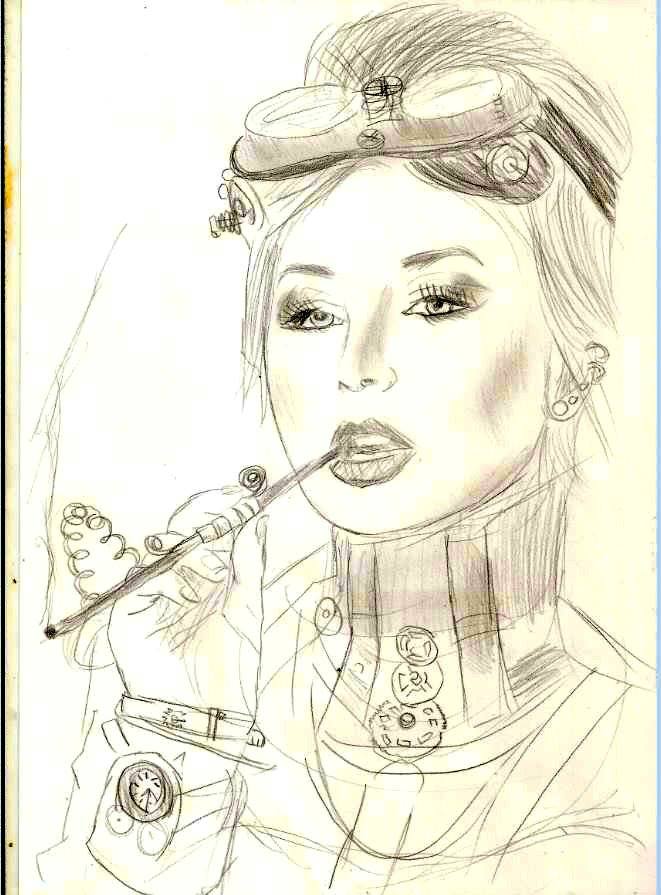 Steampunk girl