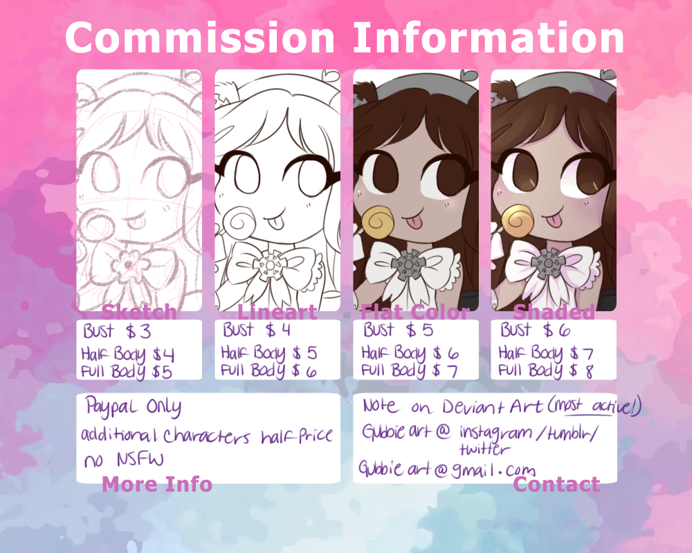 Chibi Commissions by GubbieArt on DeviantArt