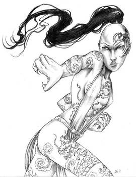 L5R - Tattooed Woman