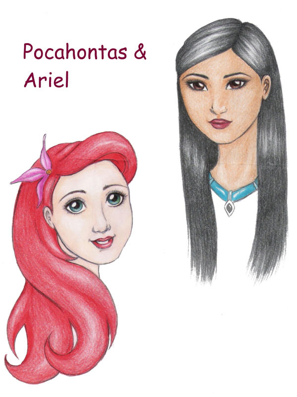Pocahontas and Ariel by UddinHel2 on DeviantArt