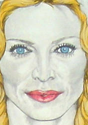 Celebrity Closeup-Pale Madonna