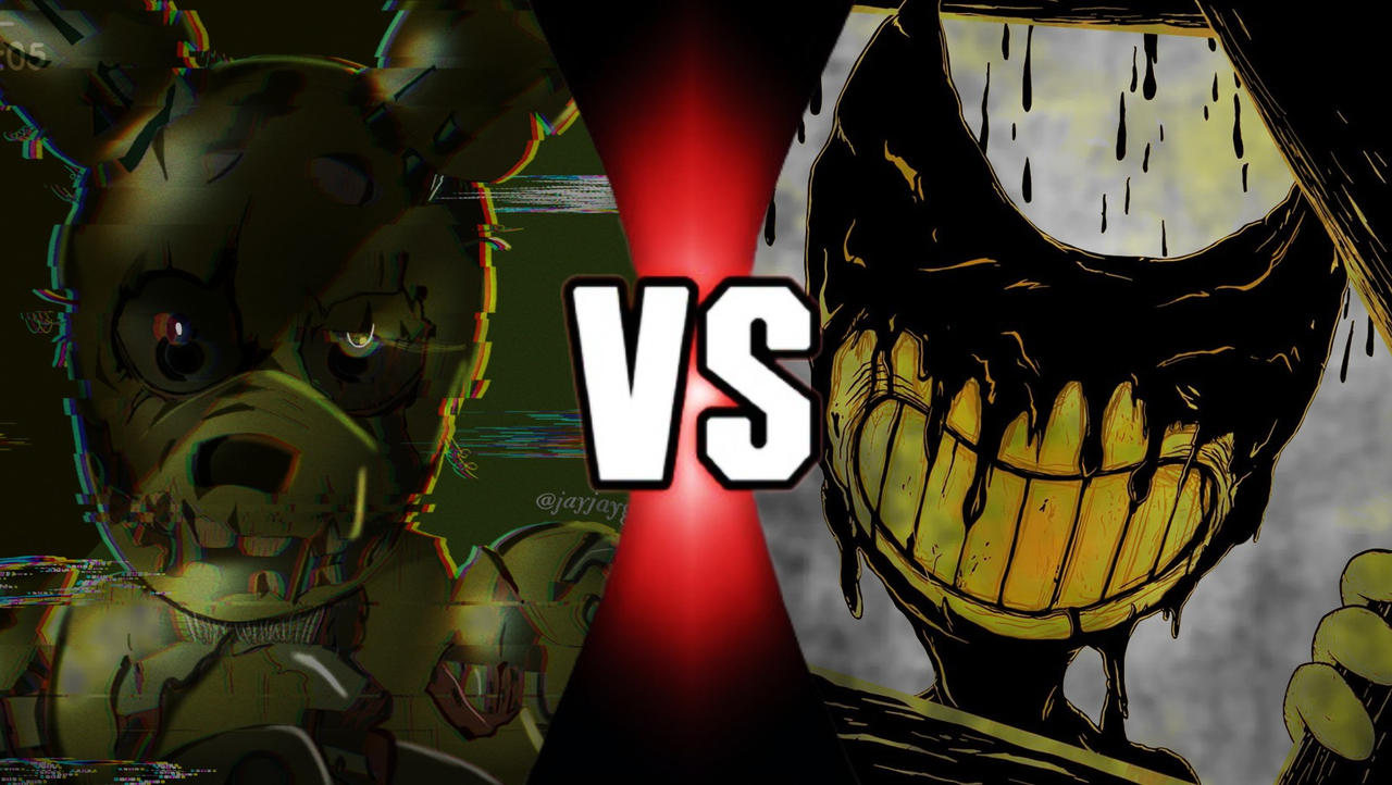 Springtrap vs Bendy by Geno015 on DeviantArt