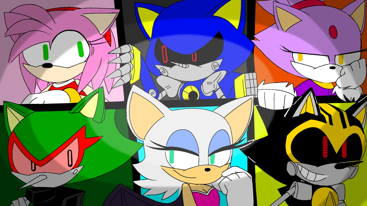 Sonic Characters Deviantart Six Sonic Characters Fanart (Challenge) by SuperLogan905 on DeviantArt