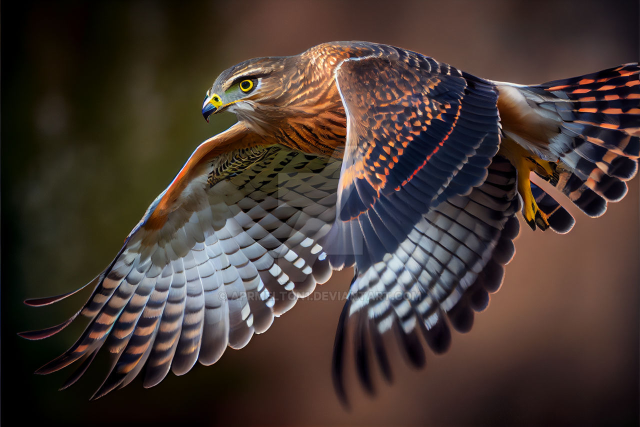 Coopers Hawk Flying by aprmelton1 on DeviantArt