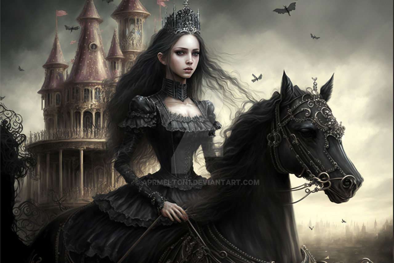 Victorian Black Gothic Dress by BlackMart on DeviantArt
