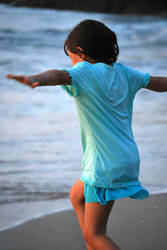 Taking Flight on the Beach