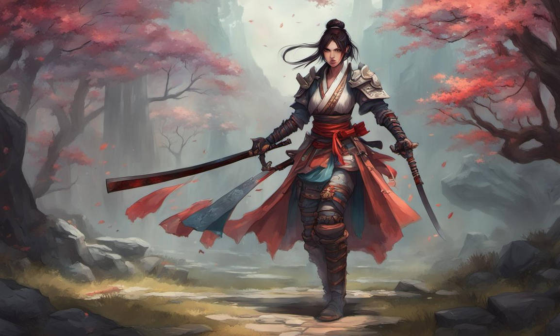 Female Samurai by MatheusAmil on DeviantArt