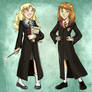1st year Luna and Ginny