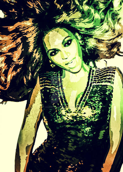 Beyonce by celebritypopart on DeviantArt