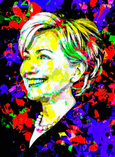 Hillary Clinton By Celebritypopart On DeviantArt hillary-clinton-by-celebritypopart-on-deviantart