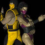 Team Scorpion and Mileena