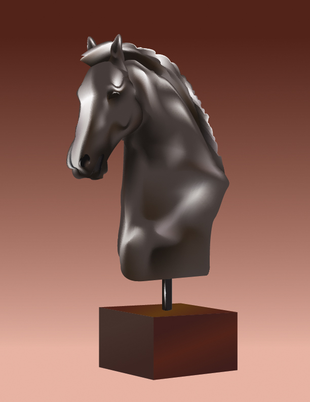 Greco-roman horse statuette