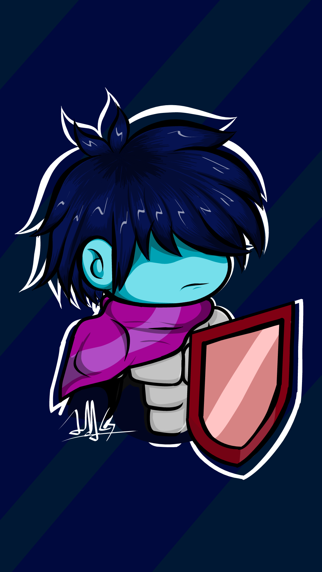 Chris Delta Roon Kris from Deltarune by Tavizap on DeviantArt