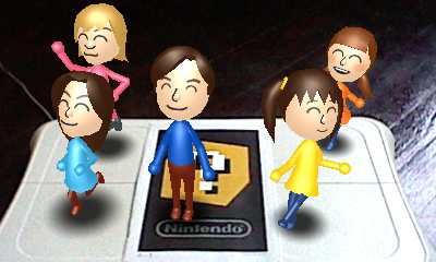 Miis on the Balance Board