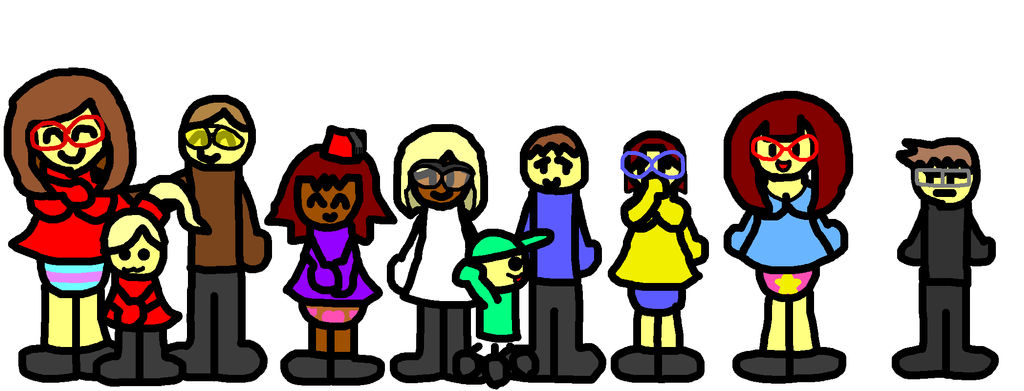 A random Mii family :3 by Blazikenpwnsyou on DeviantArt