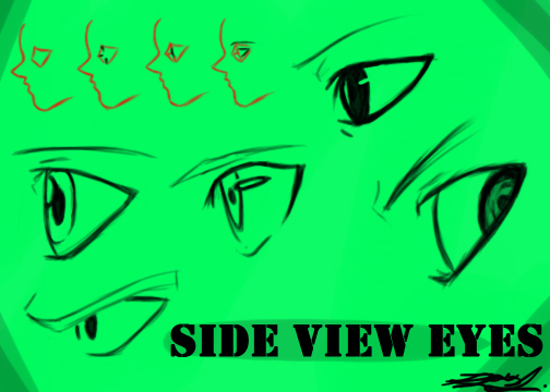 Side View Eyes (Male) by Kira09kj on DeviantArt