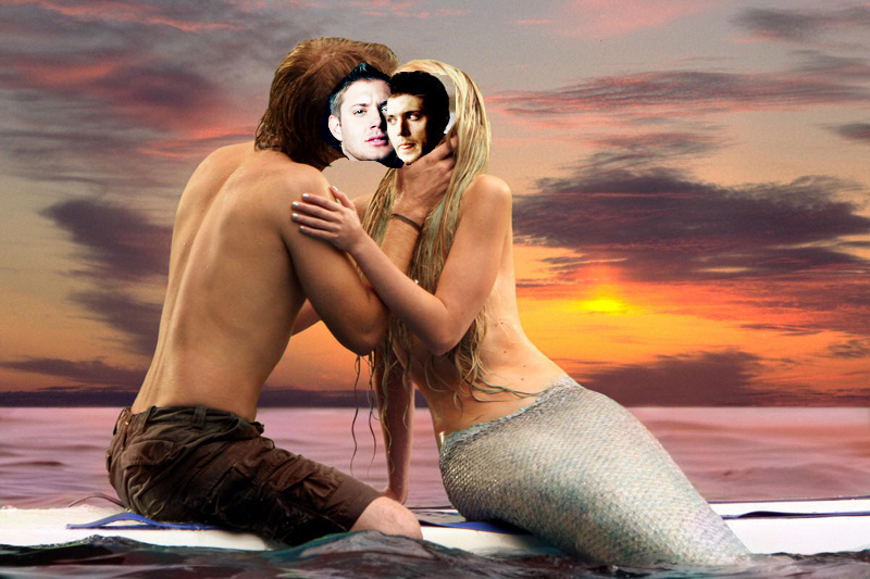 Dean and mermaid Dean