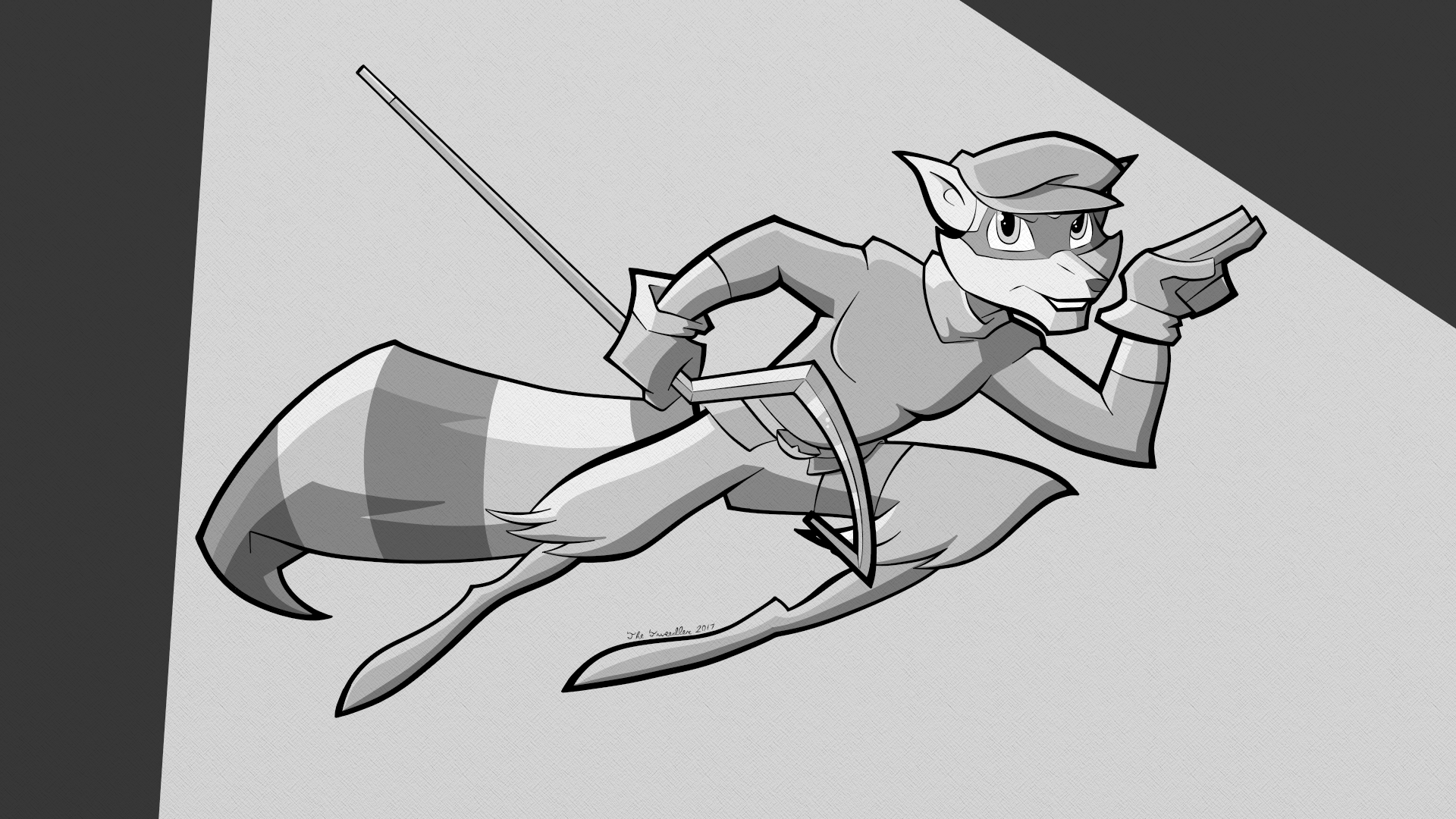 TheTweedler Sketchbook [2] Sly Cooper