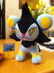 My third Luxio Plushie and a new card