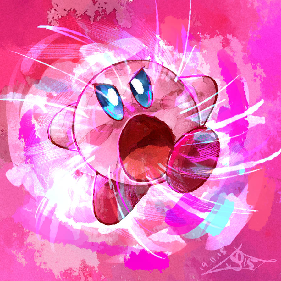 Kirby Inhale! by Tamoqu on DeviantArt