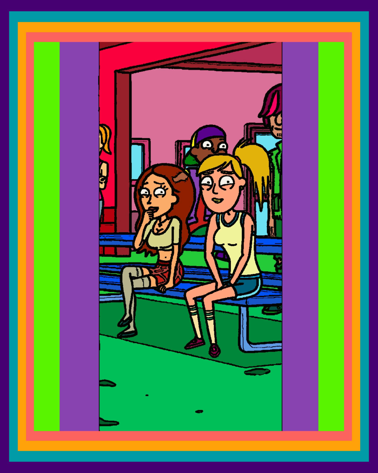 TRICIA LANGE Laughs At CHUTPANTS Rick And Morty By HeavensnightSH20 tricia-lange-laughs-at-chutpants-rick-and-morty-by-heavensnightsh20