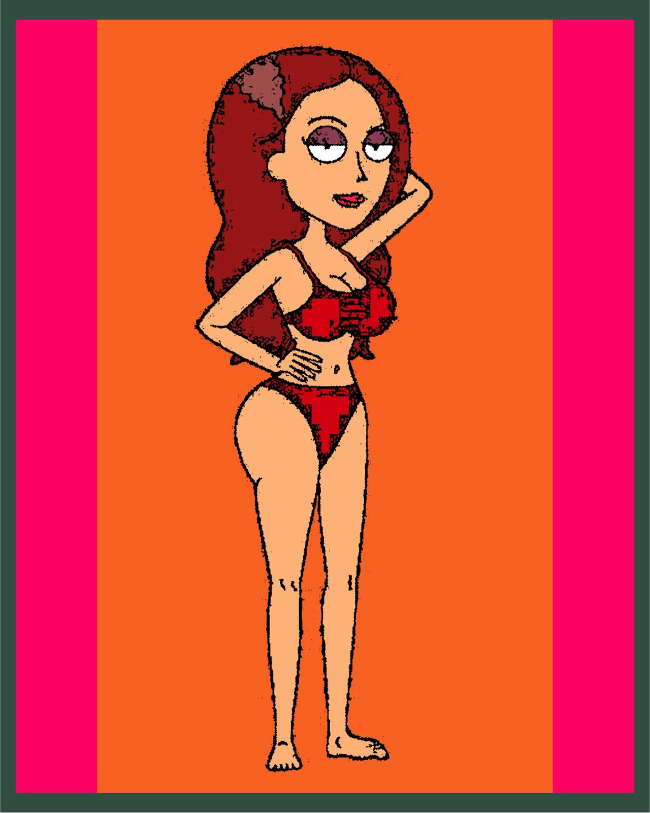 TRICIA LANGE Tries A Bikini RICK And MORTY By HeavensnightSH20 On tricia-lange-tries-a-bikini-rick-and-morty-by-heavensnightsh20-on