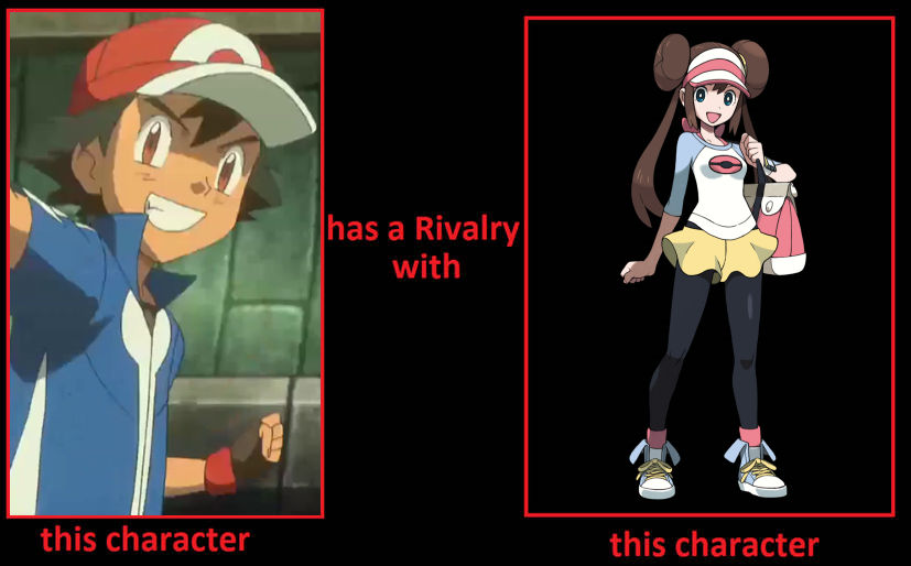 Ash Ketchum has a rivalry with Rosa by FireMufasa417 on DeviantArt