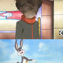 Bugs Bunny reacts to Shamus' defeat