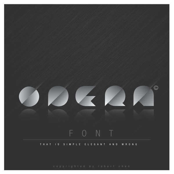 Opera Word Lettering Opera Typeface by chenkaixin23 on DeviantArt