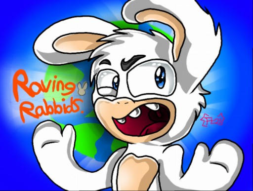 Raving rabbid attack! by SilvybOOm on DeviantArt