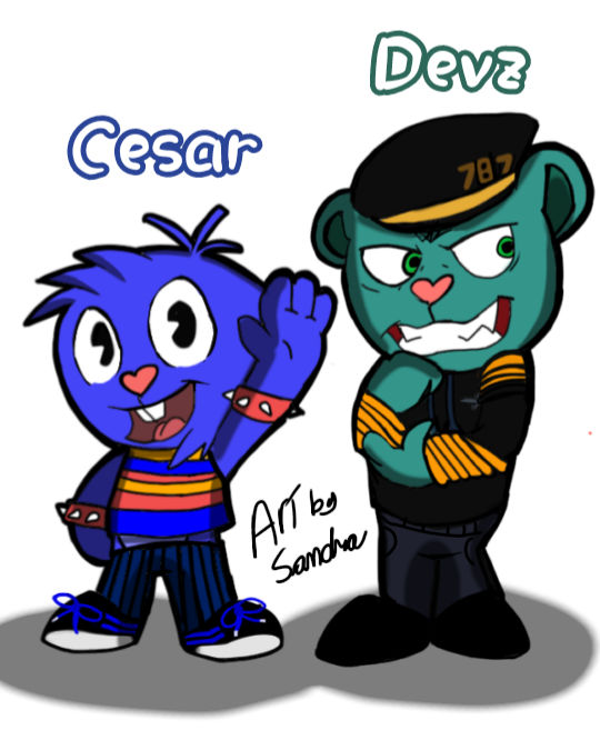 Cesar and Devz - Art Request by Sandra58Htf on DeviantArt
