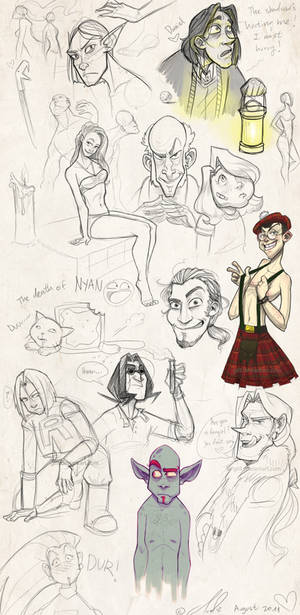 Sketch dump- August 2011