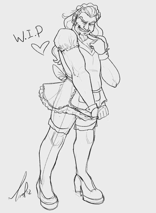 *WIP* The Cutest French Maid 