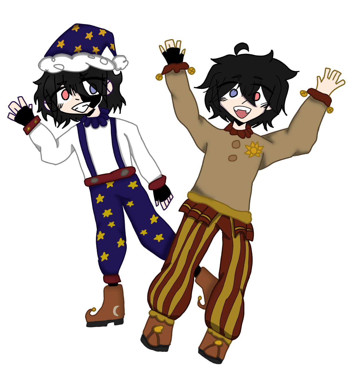 My OCs as Sun and Moon from FNaF: Security Breach! by Azulitaissleepy ...