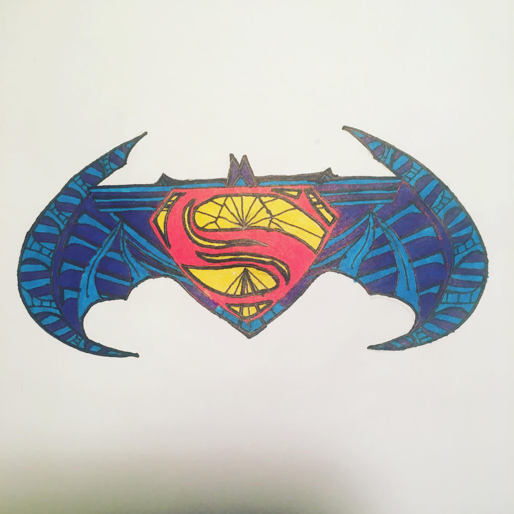 Abstract Batman Vs Superman Logo by BamBamBurnikel on DeviantArt