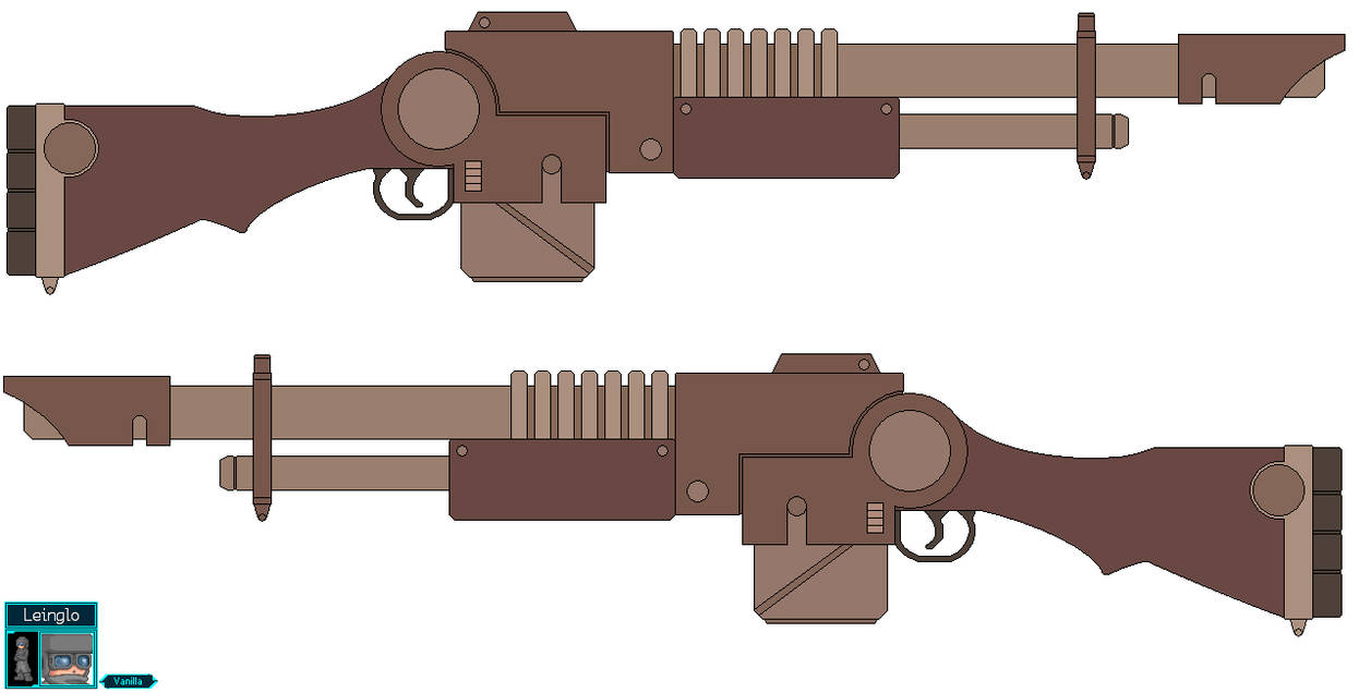 N98 Lucius Pattern Lasgun by leinglo on DeviantArt